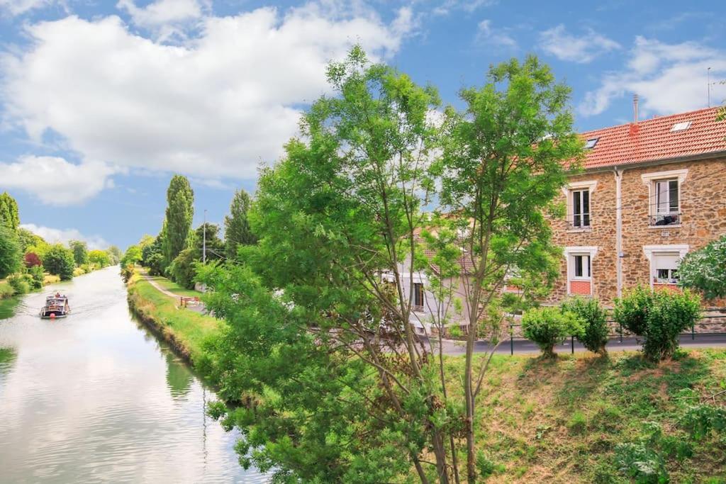 *Au Bord Du Canal*Entre Paris Et Disneyland Chelles  Esterno foto